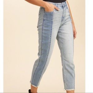 Hollister high rise crop jeans